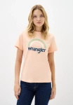 WRANGLER REGULAR TEE PALE PEACH 112354855