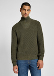 Męski sweter LEE HALF ZIP KNIT MERCANTILE GREEN 112355675