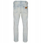 Męskie spodnie jeansowe zwężane WRANGLER SLIDER ICY BLUE W18RFH27D