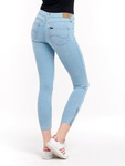 Damskie spodnie jeansowe rurki LEE SCARLETT CROPPED LIGHT COROVAL L30CMFOC