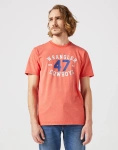 Męski t-shirt WRANGLER GRAPHIC TEE BURNT SIENNA 112350432