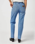Damskie jeansy proste WRANGLER SUNSET BABY BLUE 112362617