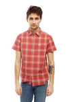 Męska koszula WRANGLER SS 1 PKT SHIRT BARN RED W5J6OEXER
