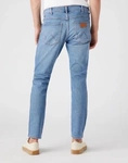 Męskie spodnie jeansowe zwężane WRANGLER LARSTON BLUE BOSS W18SYL29R