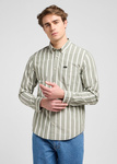 Męska koszula LEE BUTTON DOWN OLIVE STONE STRIPE 112370546