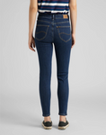 Damskie jeansy rurki LEE SCARLETT HIGH ZIP STONE TRAVIS L31BMOBJ