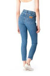 Damskie spodnie jeansowe rurki WRANGLER RETRO SKINNY INDIGO MID W253WB81D