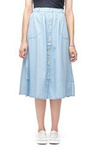 Damska spódnica LEE CHAMBRAY SKIRT SUMMER BLUE L38ZBINJ