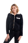 Damska kurtka zimowa WRANGLER 124WJ SHERPA JACKET BLACK W4WSUP100