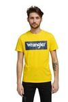Męski t-shirt WRANGLER SS LOGO TEE LEMON CHROME W742FKY07