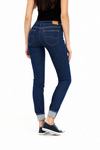 Damskie jeansy rurki LEE  SCARLETT SELVAGE BLUE L31RBD36