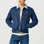 Męska katana ocieplana WRANGLER SHERPA JACKET DARK STONE 112356724