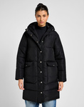 Damska kurtka puchowa LEE LONG PUFFER JACKET UNIONALL BLACK 112355161