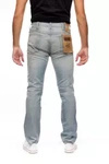 Męskie spodnie jeansowe proste WRANGLER BEN BROKEN OUT W11MBO38Y