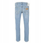 Męskie spodnie jeansowe proste WRANGLER GREENSBORO LIGHT GLORY W15QP3030