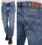 Męskie jeansy zwężane WRANGLER SLIDER BANG ON W18RGW24F