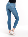Damskie spodnie jeansowe rurki LEE SCARLETT STREET INDIGO L526FEHU