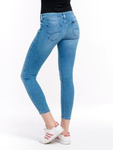 Damskie spodnie rurki LEE SCARLETT FLASH BLUE L526RJZB