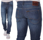 Męskie jeansy zwężane LEE LUKE SLIM TAPERED BLUE L719CDEL