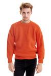 Męski sweter LEE CHUNKY CREW NECK SIGN ORANGE L83KLNME