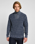 Męski sweter LEE HALF ZIP KNIT MOOD INDIGO 112355674