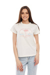 Damski t-shirt LEE GRAPHIC TEE OFF WHITE L40OEHMK
