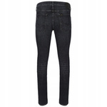 Męskie jeansy zwężane LEE LUKE BLACK WORN L719RGST