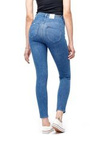 Damskie spodnie jeansowe rurki LEE SCARLETT SUPER HIGH BLUE LUX L30LETLS