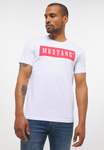 MUSTANG Style Alex C LOGO Tee General White 1013223-2045