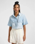 LEE CHAMBRAY UTILITY SHIRT ENDLESS LIGH 112363506