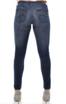 Damskie spodnie jeansowe rurki LEE SCARLETT WORN BLUE L526OGFW