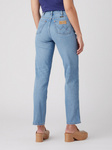 Damskie spodnie jeansowe zwężane WRANGLER MOM STRAIGHT MAUNA W27MU8Z24
