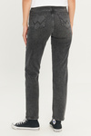 Damskie jeansy proste WRANGLER STRAIGHT DARK ANTRACITE 112388566