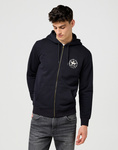 WRANGLER GRAPHIC ZIP HOODIE BLACK 112371462