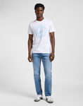 LEE LOGO TEE BRIGHT WHITE 112364474