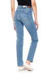 Damskie spodnie jeansowe slim WRANGLER HIGH SLIM OUT RUN W27GSP212