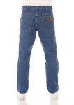 Męskie spodnie jeansowe proste WRANGLER TEXAS BLUE TOMORROW W121HR13N