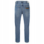 Męskie jeansy zwężane WRANGLER SLIDER KABEL BLUE W18RER19K