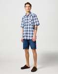 Męskie spodenki jeansowe WRANGLER TEXAS SHORTS MEADOW HAZE 112362506
