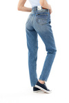 Damskie spodnie jeansowe proste LEE MOM STRAIGHT CURVED L32I44ZU