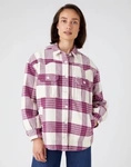 Damska kurtka WRANGLER SHACKET AMARANTH W4S0X8P36