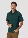 Męski t-shirt WRANGLER SS PERFORMANCE POLO PINE WA7HETG50