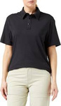 Damski t-shirt WRANGLER SS PERFORMANCE POLO BLACK WA7HDU100