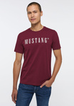 Męski t-shirt MUSTANG Style Alex C LOGO Tee Zinfandel 1013221-7184