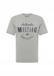 Męski t-shirt MUSTANG Style Alex C Print Mid Grey Mélange 1012988-4140