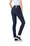 Damskie spodnie jeansowe rurki LEE SCARLETT SOLID BLUE L526OGCX