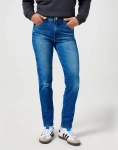 Damskie spodnie jeansowe slim WRANGLER PIPER INDIGO DUSK 112356405