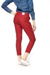 Damskie spodnie slim LEE SLIM CHINO BORDEAUX L310HI87