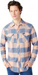 Męska koszula WRANGLER LS WESTERN SHIRT MID INDIGO W5A0BWX8E