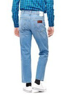 Męskie spodnie jeansowe proste WRANGLER TEXAS WORN BLUE W121KN079